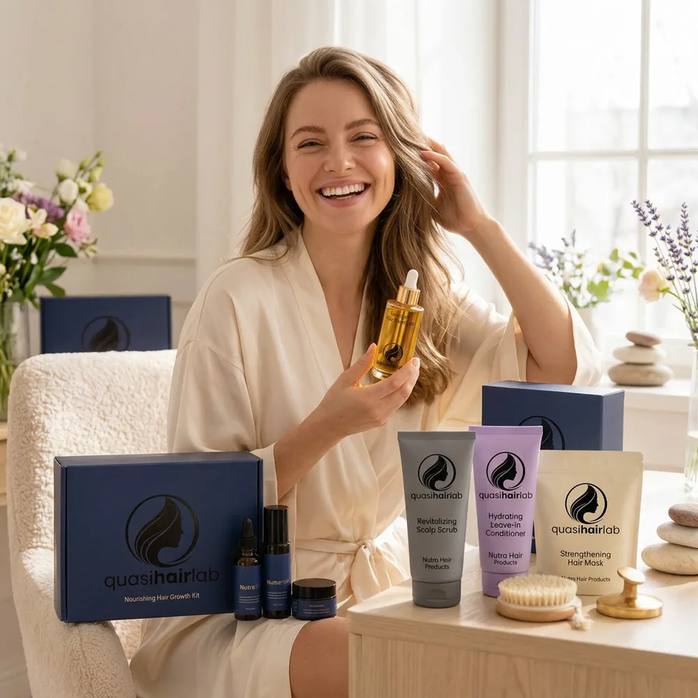 The Quasi Hair Lab natural hair care range